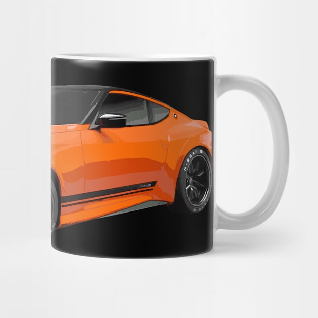 nissan Z Car z35 Fairlady proto 400 z orange by cowtown_cowboy